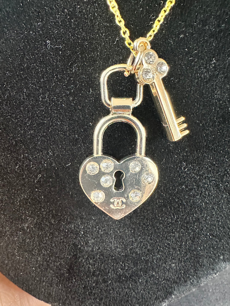 The “Lock & Key CC Necklace”