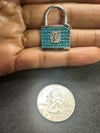 The “Turquoise LV Lock” Necklace