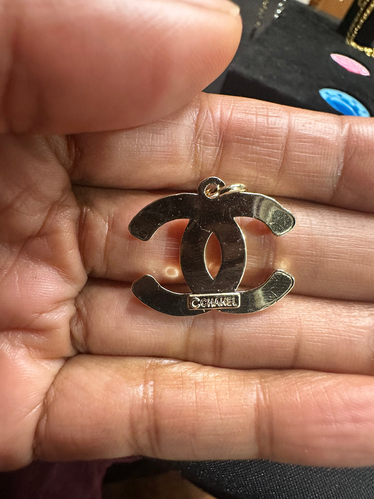 The “Pink & Blue CC” Necklace