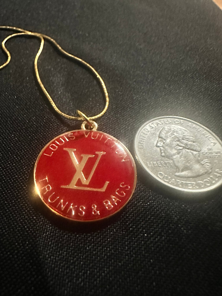 The “Red LV” Necklace