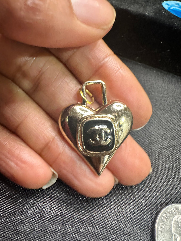 The “Gold & Black CC” Necklace