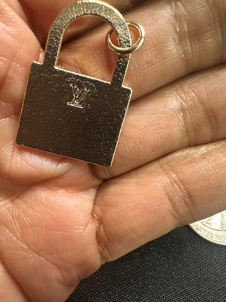 The “Red LV Lock” Necklace