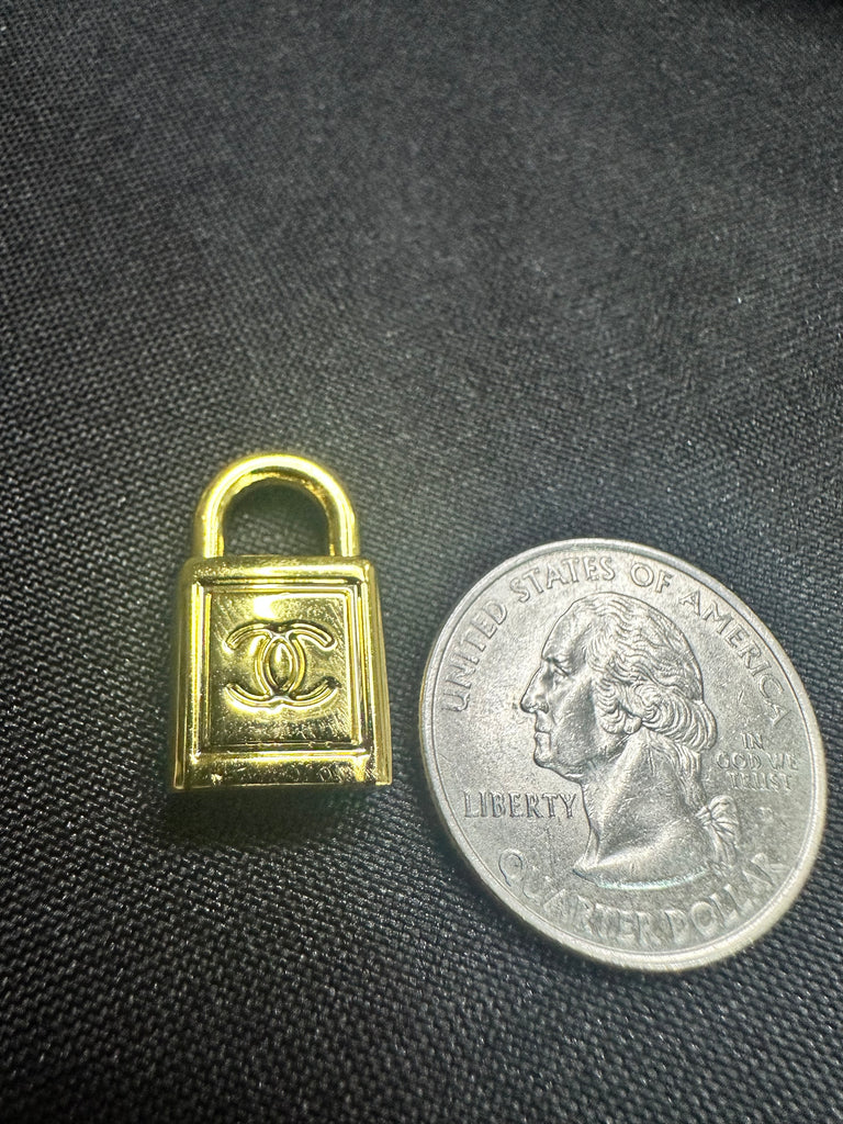 The “Gold CC Lock” Necklace