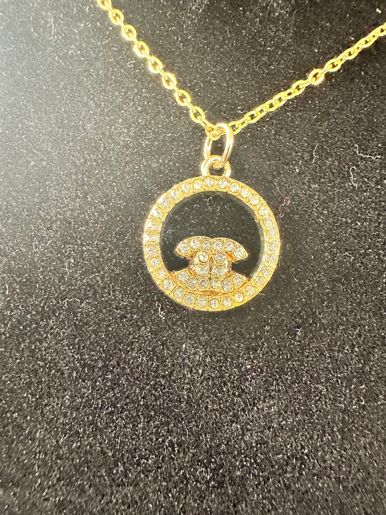 The “Hanging CC” Necklace