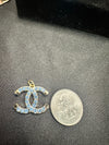 The “Blue Diamond CC” Necklace