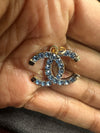 The “Blue Diamond CC” Necklace